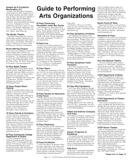 Guide to Performing Arts Organizations