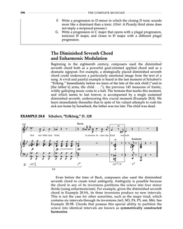 Chapter 28.5, the Diminished Seventh Chord in Modulation