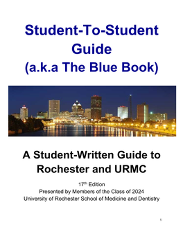 Student-To-Student Guide (The Blue Book)