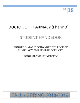 Student Handbook