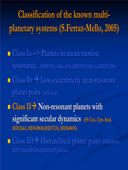 Extra-Solar Planets