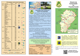 Chemin De Compostelle En Franche-Comté