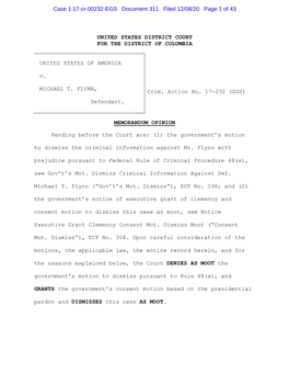 Case 1:17-Cr-00232-EGS Document 311 Filed 12/08/20 Page 1 of 43