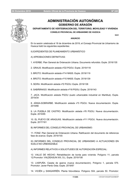 Modificación Aislada Nº 11 Del Plan General De Ordenación Urbana