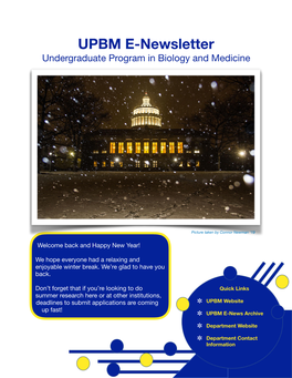 UPBM E-Newsletter January 2020