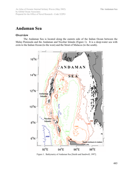 Andaman Sea by Global Ocean Associates Prepared for the Office of Naval Research - Code 322PO