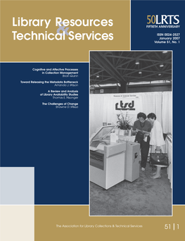 Library Resources Technical Services