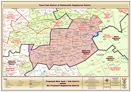 Tiyani Sub District of Malamulele Magisterial District