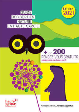 2021 Des Sorties Nature En HauteSavoie