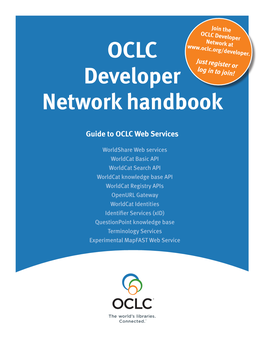 OCLC Developer Network Handbook