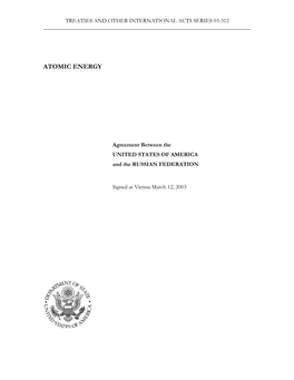 03-0312-Russian-Federation-Atomic-Energy-Reactor-Decommissioning-3.12.2003.Pdf