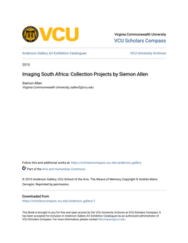 Imaging South Africa: Collection Projects by Siemon Allen