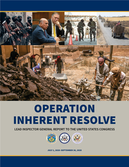 Lead Inspector General for Operation Inherent Resolve