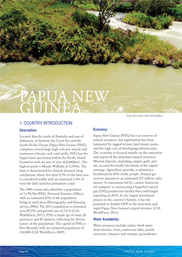 PAPUA NEW GUINEA Ramu River Below Yonki Dam Spillway 1