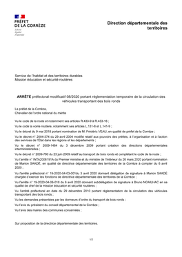 Direction Départementale Des Territoires