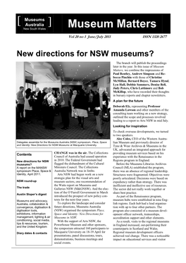Museum Matters 20/1 June 2011