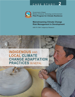 Indigenous and Local Climate Change Adaptation Practices in Nepal