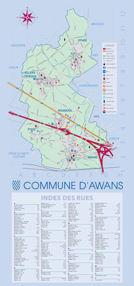 Index Des Rues a Dethier J