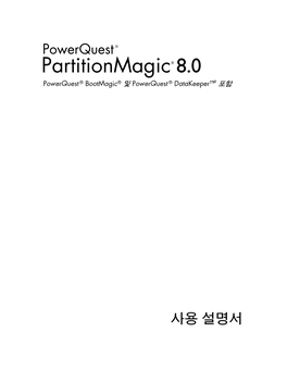 EN Partitionmagic 8.0 User Guide