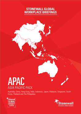 Stonewall Global Workplace Briefings Asia Pacific Pack