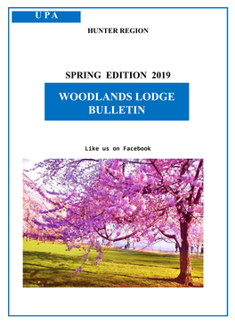 Woodlands Lodge Bulletin