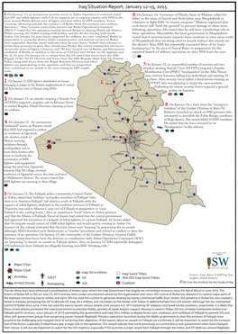 3 4 3 Iraq Situation Report: January 12-15, 2015