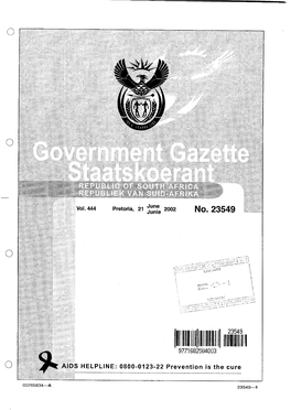 Government Notice No