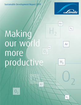 Linde Sustainable Development Report 2019