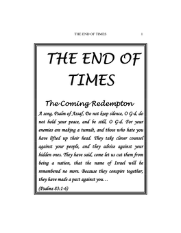 The End of Times 1