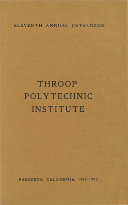 Throop Polytechnic Institute