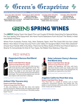 Spring Wines