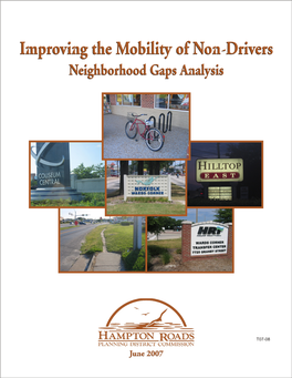 Improving Mobility of Non-Drivers:Neighborhood Gaps Analysis