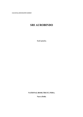 Sri Aurobindo