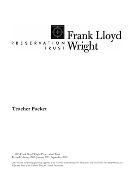 FLWPT Teacher Packet