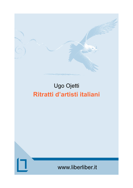 Ritratti D'artisti Italiani / Ugo Ojetti