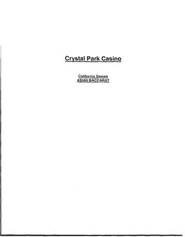 Crystal Park Casino