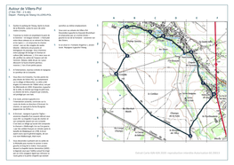 Autour De Villers-Pol (7 Km 700 - 2 H 40) Départ : Parking De L'étang VILLERS-POL a B C D E F
