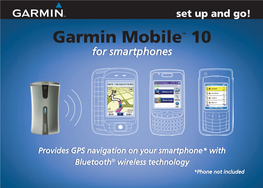 Garmin Mobile™ 10 for Smartphones