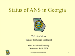 Status of ANS in Georgia