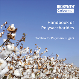 Handbook of Polysaccharides