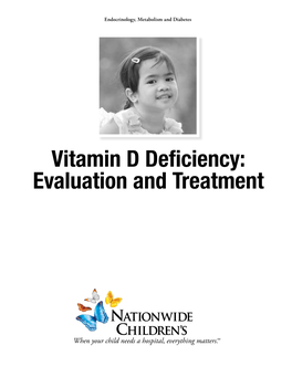 Vitamin D Deficiency