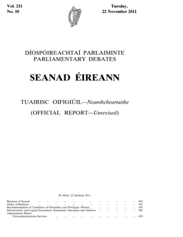 Seanad Éireann