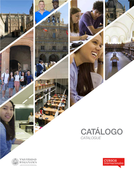 CATÁLOGO CATALOGUE Editado Por/ Edited By: Cursos Internacionales