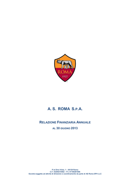 A. S. Roma S. P.A