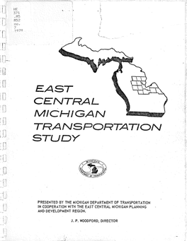 RR-545- East Central Michigan Transportation Study