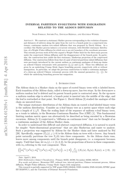 Interval Partition Evolutions with Emigration Related to the Aldous Diffusion