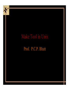 Make Tool in Unix