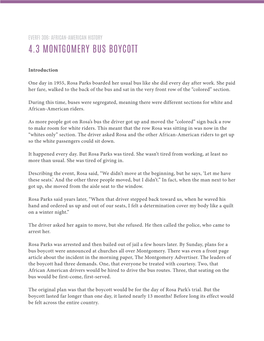 4.3 Montgomery Bus Boycott