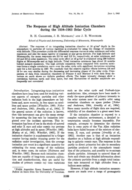 1965 Solar Cycle