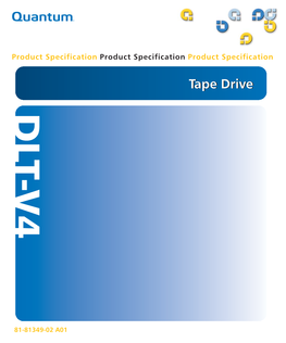 Tape Drive Mounting Hole Dimensions